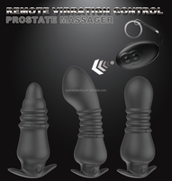 Mann Prostata-Massage gerät und Fernbedienung Anal Plug Großhandel männlich Butt Plug Sex Produkte für Back Court Vibration