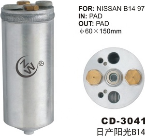 Filtre déshydrateur de condenseur de climatiseur ZWCD-3041 pour ISUZU D-Max 90-92 et 07-11 - Product Image 2
