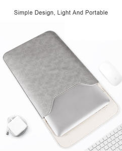 Housse de protection pour ordinateur portable 2 en 1 légère et mince en cuir PU végétalien pour Macbook - Product Image 5