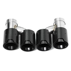 ชุดอัพ<span class=keywords><strong>เกรด</strong></span>ปลายท่อไอเสียคู่ 535i 535d F10 F11 640i 640d F12 แบบ M5  ปลายท่อไอเสียสี่ท่อ สแตนเลสสตีล พร้อมปลายท่อเก็บเสียงแบบพรีเมียม - Product Image 1
