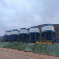 Nouvelle Chine Silo à poudre boulonné de stockage de réservoir de ciment de cendres volantes de grande capacité personnalisé Silos à ciment verticaux de 1500 tonnes à vendre