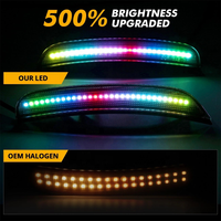 Panneau de feux arrière de camion semi-remorque RGB 12V 24V de haute qualité avec commande par application