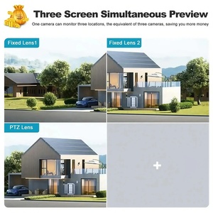 V380pro Yoosee AOV Three Lens 3Views Cameras Outdoor Network IP PTZ CCTV Bullet Wifi 4G Solar SIM Card Wireless Security <b>Camera</b> - Product Image 6