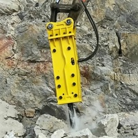 Brise-roche/marteau hydraulique haute qualité résistant à l'usure pour excavatrice, idéal pour le démontage de revêtements routiers en asphalte