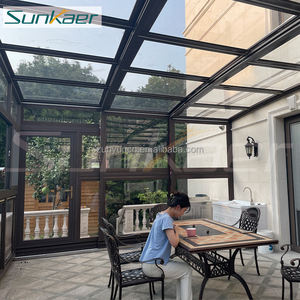 Nuevo diseño que promueve Sunroom Sunrooms Casas de vidrio Cubierta de patio Outdoor Sunroom Casas de vidrio Diseño de patio 3D - Product Image 2
