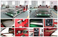 100-120 m/h Automatique Rotatif multifonctionnel Rouleau de Presse De Transfert de Chaleur De Sublimation D'imprimante pour Tissu Textile En Rouleau Machine