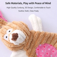 Jouet pour chien en peluche froissée, couineur, doux, en forme de lapin ou de souris, avec papier froissé, jouet à mâcher pour chiot, vente en gros, stock disponible, personnalisation OEM