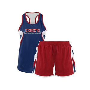 Custom Spring Breathable Printed Athletic Track Suit Sleeveless Sports Jersey Uniform for Men - Product Image 1