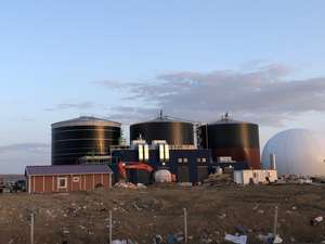 Cuve de fermentation automatique d'installation <span class=keywords><strong>domestique</strong></span> de réacteur de digesteur de biogaz anaérobie en acier boulonné de 10000m3 de Schumann - Product Image 4