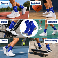 Chaussettes de sport de haute qualité, design personnalisé, chaussettes de course et de gym pour hommes et femmes, chaussettes de sport courtes personnalisées
