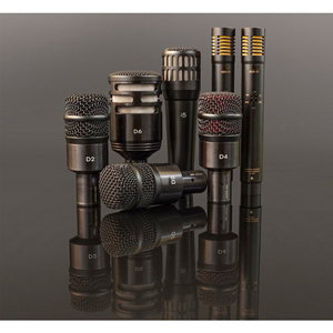 Ensemble de microphones dynamiques sans fil Audix <span class=keywords><strong>Dp7</strong></span>, 7 pièces, portable, durable, en métal, kit de micro pour karaoké et batterie - Product Image 2