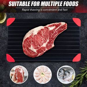Bandeja de Descongelación de Aluminio para Carne Congelada con Placa de Descongelación Súper Rápida para Pollo y Pescado que Descongela la Carne Congelada - Product Image 5