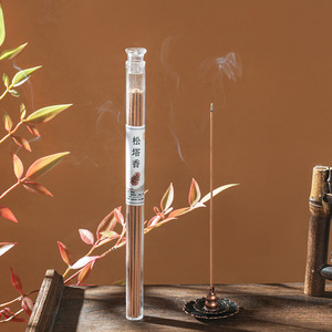 Bâtons d'encens en forme de cône de pin, 10 pièces, en forme de bâton de bambou, parfumés pour usage domestique en intérieur, anti-odeur, rafraîchissant l'air - Product Image 1
