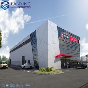 <span class=keywords><strong>Hangar</strong></span> préfabriqué en acier galvanisé, entrepôt, atelier commercial, design moderne - Product Image 6