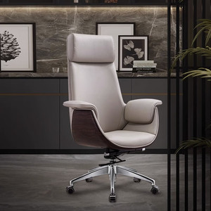 Pivot moderne contemporain de levage de chaise de bureau à domicile avec le matériel de maille en cuir synthétique de taille réglable pour des utilisateurs d'ordinateur de patron - Product Image 1