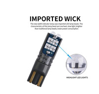 Auto-LED-Breitenmarkierungsleuchte T10 W5W 3030 10SMD 194 168 Innenraumbeleuchtung Leselampe Keilförmige Positionsleuchte Kofferraumleuchte