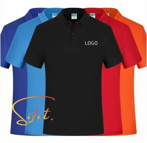 Chemises pour hommes en gros Sifot, pull à deux tons personnalisé, design de sublimation, logo imprimé, broderie, tricot anti-froissement, manches courtes - Product Image 2