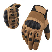 Guantes transpirables tácticos para motociclismo y montañismo al aire libre para hombre, con protección completa para los dedos, ideales para fans de artes marciales.
