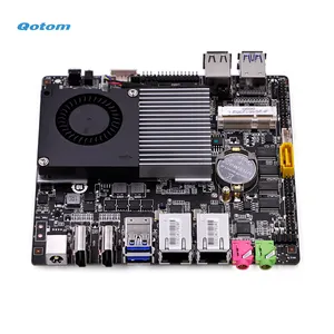 Scheda Mini PC Qotom per processore Celeron per Computer Desktop industriale integrato