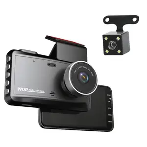 1080P 4.0Inch Scherm Auto Dvr Dual Dash Cam Camera Voor Achteraan Auto Camera