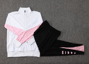 Combinaison d'entraînement rétro à manches courtes avec fermeture éclair intégrale, séchage rapide, automne-hiver, 24/25, uniforme de compétition des clubs européens de Paris, vêtements de football - Product Image 5