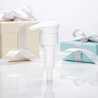 Pompe à lotion anti-déversement en plastique PP avec ressort externe, verrouillage par vis 24/410 28/410, taille de port 28 mm, pour emballage cosmétique
