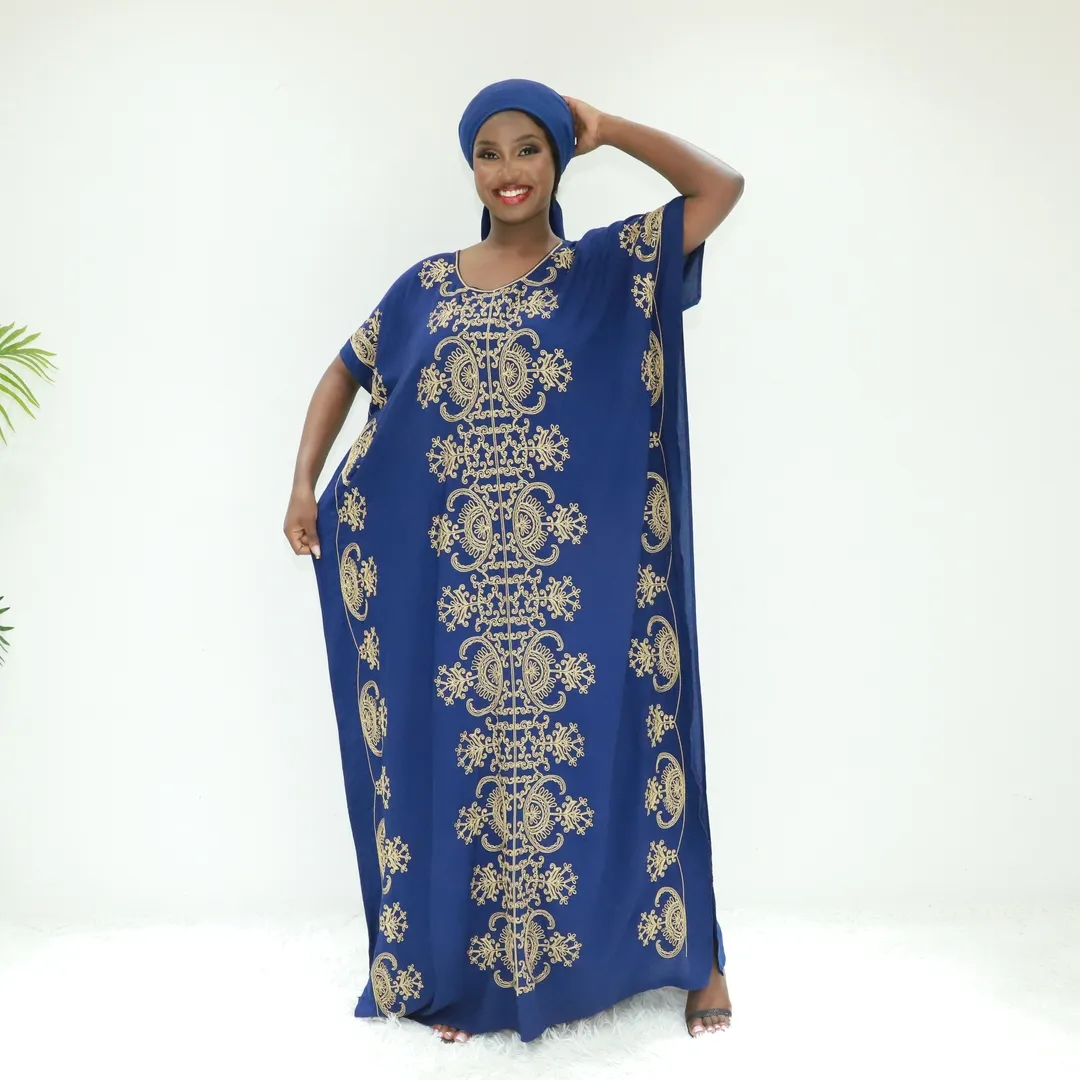 Afrika elbise abaya şifon hakiki aşk Sahara STA2774F Abidjan kaftan kaftan