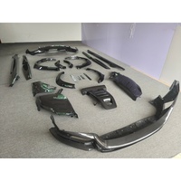 Kit de carrosserie en fibre de carbone sèche style OEM pour Ferrari Purosangue : lèvre avant, jupes latérales, diffuseur arrière, couvre-cabine et kit d'arches de roue