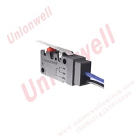 Micro-interrupteur à levier à rouleaux étanche IP67 Unionwell Best Seller 10A, fil certifié CCC CE Rohs, 125/250VAC, appareils électroménagers