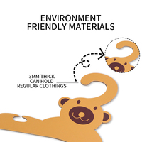 Logo personnalisé protection de l'environnement chat chien animal cintre en carton vêtements pour animaux de compagnie cintre en papier