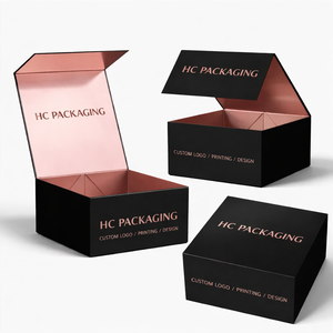 Boîte d'emballage cosmétique personnalisée, boîte cadeau rigide pliable pour cosmétiques, emballage en papier métallisé laser, fabricant de logo personnalisé - Product Image 6