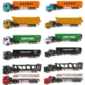 Benutzer definiertes Logo Logistik Geschenk 1/48 Fracht LKW Transport Container Fahrzeug Modell Spielzeug RC Fernbedienung Auto