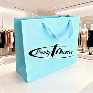 Sacs cadeaux en papier marbré de luxe avec poignée, ruban personnalisé imprimé en gros, ruban de luxe de qualité supérieure - Product Image 5