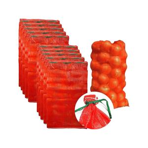 Bolsas de malla de polipropileno de 25 kg y 50 kg con cordón, sacos de plástico tipo Leno para envasar verduras, frutas, ajo, cebolla y mariscos. - Product Image 3