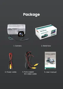 Greenyi 1080P HD 170 Xe Phía Sau Xem Máy Ảnh Đối Với Toyota Corolla Sedan BYD F3 <span class=keywords><strong>F3R</strong></span> S6 M6 Lifan 620 Sedan X60 Xếp Ngược Xe AHD - Product Image 5