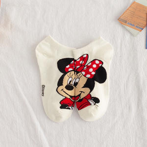 Chaussettes en coton personnalisées, pour femmes, motif <span class=keywords><strong>Mickey</strong></span>, invisibles, de dessin animé, de haute qualité, usine - Product Image 4