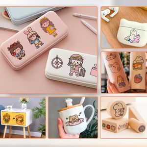 Rollo de película de papel de transferencia térmica PET blanco mate para ropa de alta cocina Tamaños de 60cm para hospitales Niños Fiebre Teléfono celular - Product Image 6