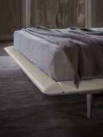 PurelyFeel lit en cuir moderne Simple, lit en cuir de luxe pour chambre principale double