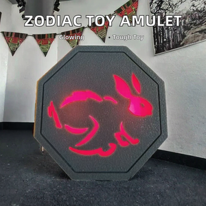 Amulette d'aventure Jackie <span class=keywords><strong>Chan</strong></span>, jouet lumineux créatif du zodiaque, cadeau en plastique durable avec des personnages d'animation Frozen - Product Image 6