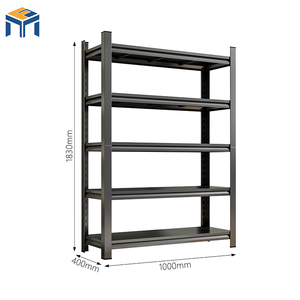 Scaffale a 5 Ripiani in Rete Metallica per Magazzino, Capacità di Carico 150KG, Robusto Rack in Acciaio per Esposizione Merci - Product Image 4