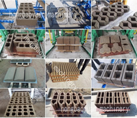 Machine à fabriquer des briques entièrement automatique QTJ4-25, ligne de production de blocs de béton en ciment à base de cendres volantes en République dominicaine, Pérou