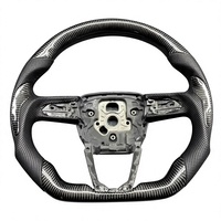 Volant en fibre de carbone fait main, 100 % compatible avec Audi Q5 SQ5 2018-2024, couleur personnalisée, coutures, fonction chauffante