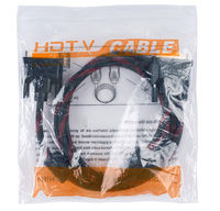 Kabel DVI Kecepatan Tinggi, Kabel DVI 1080P 3D Lapis Emas Pria DVI Ke DVI 24 + 1 PIN Kabel 1.5M untuk Monitor LCD DVD HDTV XBOX