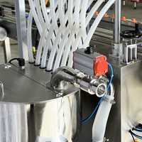 Machine de capsulage de remplissage de bouteilles d'alcool de capacité automatique 200ml 750ml d'approvisionnement d'usine