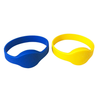 Bracelet NFC en silicone imperméable, réglable, bracelet RFID passif 13,56 MHz 1K, bracelets intelligents
