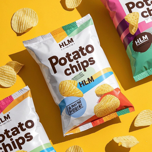 Heat Sealing Custom Printed Digital Back Seal Food Grade 40g 100g 160g Puffed Food Packaging Plastic Potato <strong>Chips</strong> Bag - Product Image 4