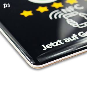 Profesional personalizado 13,56 MHz programable <span class=keywords><strong>Google</strong></span> Reviews tarjeta RFID NFC Social Media TARJETA <span class=keywords><strong>DE</strong></span> PVC - Product Image 5