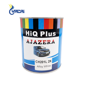 Factory Direct Yacai 2K CH201L High Durability Polyurethane <strong>Alloy</strong> White Metallic <strong>Spray</strong> <strong>Paint</strong> for Auto Advertising Boards Factory - Product Image 2