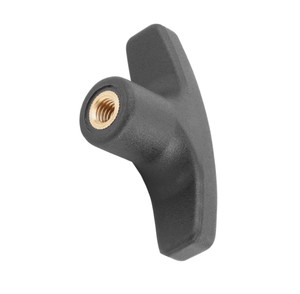 ด้ามจับแบบ T-Grip รุ่น K0180 KIPP สำหรับงานขึ้นรูปด้วยความร้อน พร้อมหัวทองเหลืองสีดำ เกลียวใน และคันโยกยึด - Product Image 3