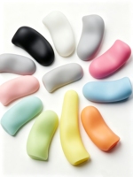 Repose-poignets ergonomique en silicone pour clavier et souris, couleur unie, soulagement de la pression, avec service de découpe personnalisé pour le bureau et le gaming